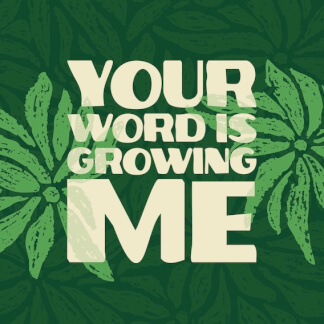 Your Word Is Growing Me