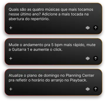 Sugestões do MCP